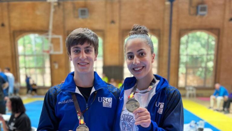A Universidade de Santiago destaca no Campionato de España Universitario de Taekwondo con dúas medallas de ouro