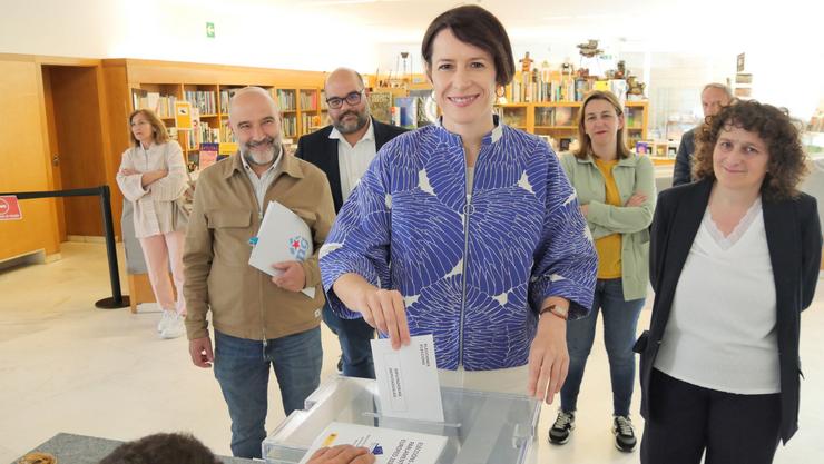 Así votaron os líderes galegos: Besteiro e Pontón, os primeiros, agardan unha importante mobilización