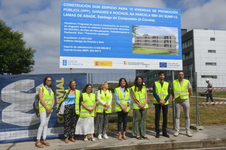 Comeza a construción dun edificio de 12 vivendas de promoción pública en Lamas de Abade