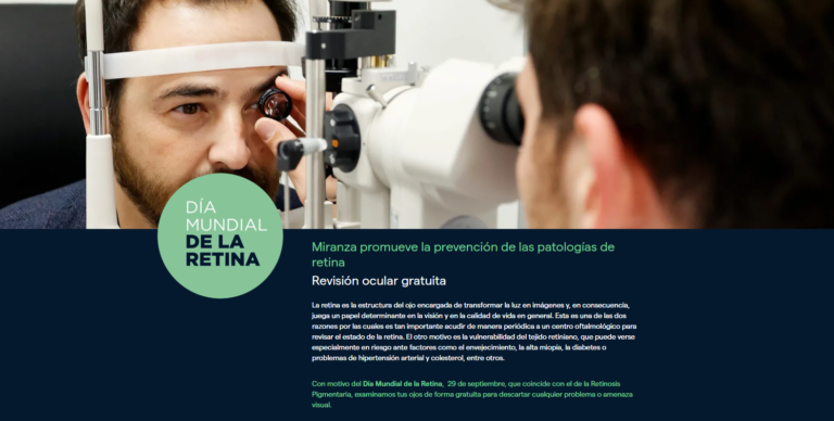 Miranza Instituto Gómez-Ulla realizará revisións gratuítas de retina en Santiago