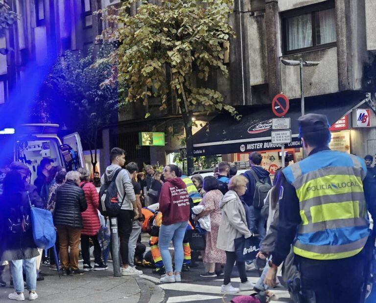 Un novo atropelo en Santiago aviva as demandas veciñais por maior seguridade viaria