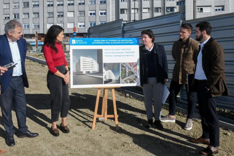A Xunta financia a construción de 37 vivendas protexidas para aluguer en Santiago