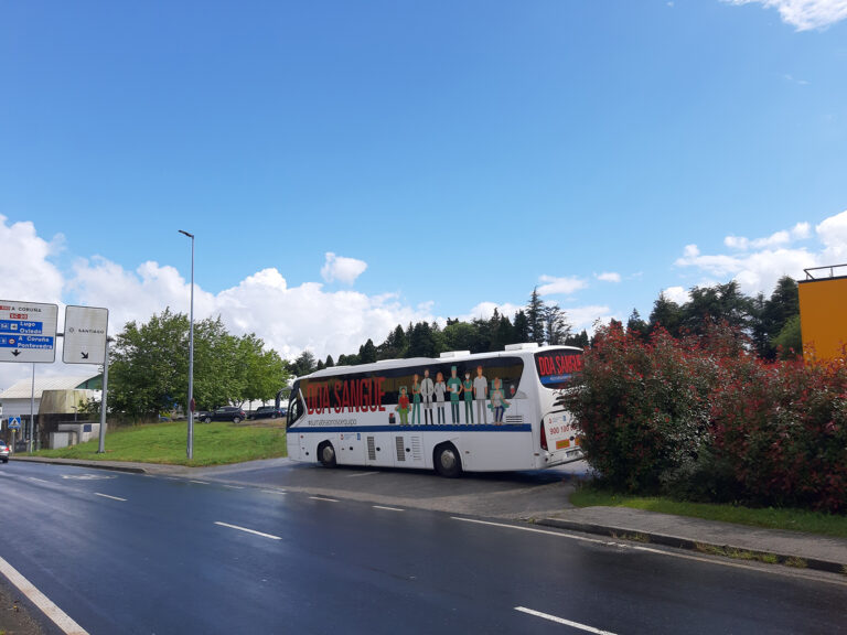 A Unidade móbil de doazón de sangue estará este xoves no Polígono do Tambre