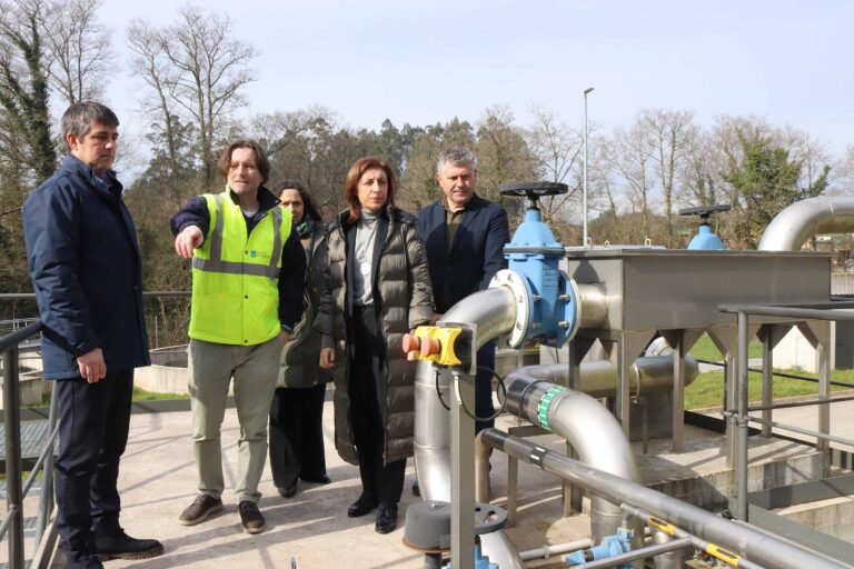 A Xunta de Galicia inaugura a nova estación depuradora de Sergude, que triplicará a capacidade de tratamento de augas residuais