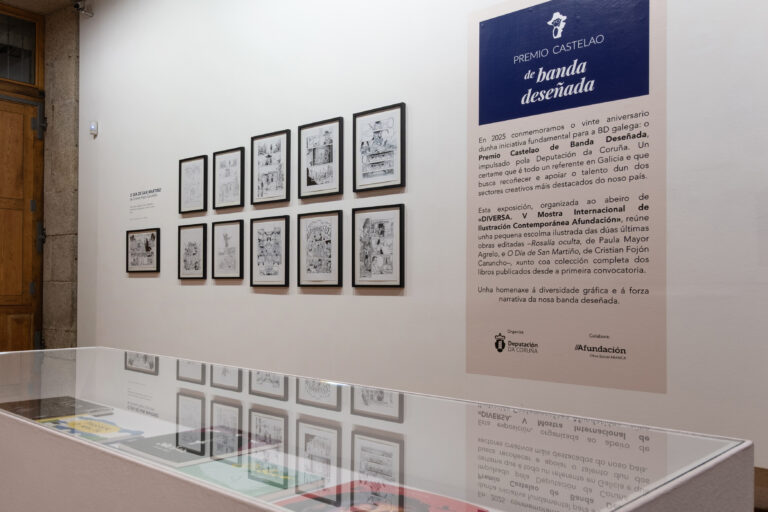 Mostra bibliográfica en Compostela polo XX aniversario do Premio Castelao de Banda Deseñada