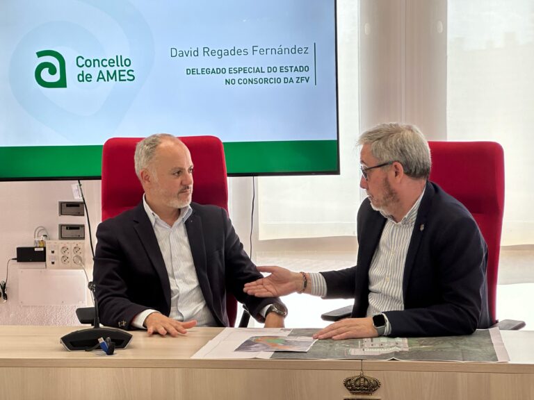 Ames propón á Zona Franca de Vigo colaborar no desenvolvemento do polígono empresarial de Bertamiráns