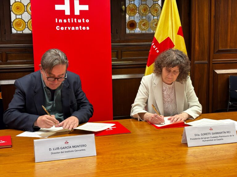 Compostela fortalece a súa proxección internacional coa renovación do convenio entre Cidades Patrimonio e o Instituto Cervantes