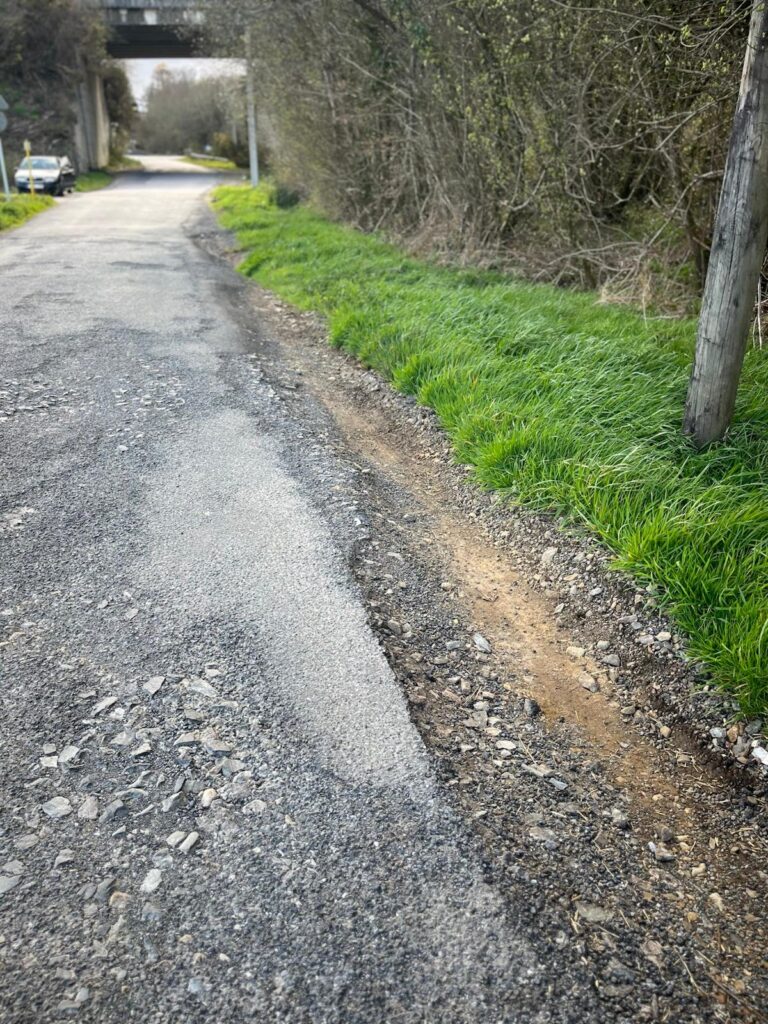 O PP reclama o arranxo urxente da estrada de Trasformarís polo seu deterioro