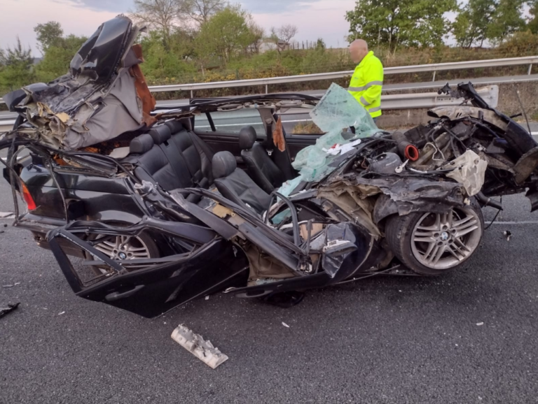 Un accidente en Teo, na AP-9 dirección Santiago, provoca retencións e deixa un ferido grave