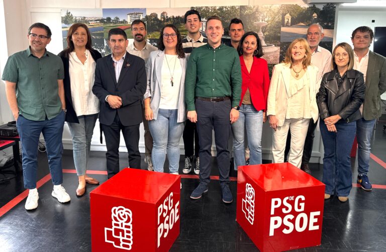 Aitor Bouza revalida a Secretaría Xeral do PSOE compostelán e aposta por un proxecto renovado e interxeracional