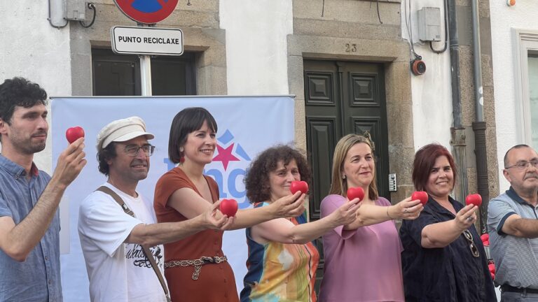 O BNG celebra na Praza de Cervantes dous anos á fronte do Goberno de Santiago