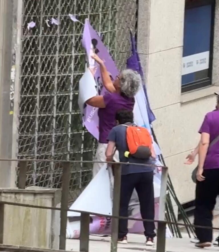 O PP denuncia actos de vandalismo na súa sede e reclama ao BNG que condene os feitos