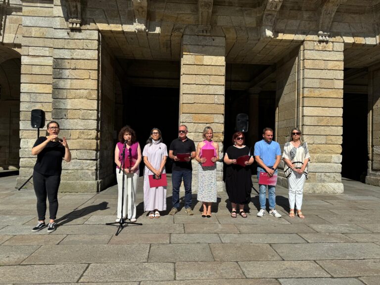 O Concello de Santiago reitera o seu compromiso co colectivo LGBTIQ+ no acto central do Día do Orgullo
