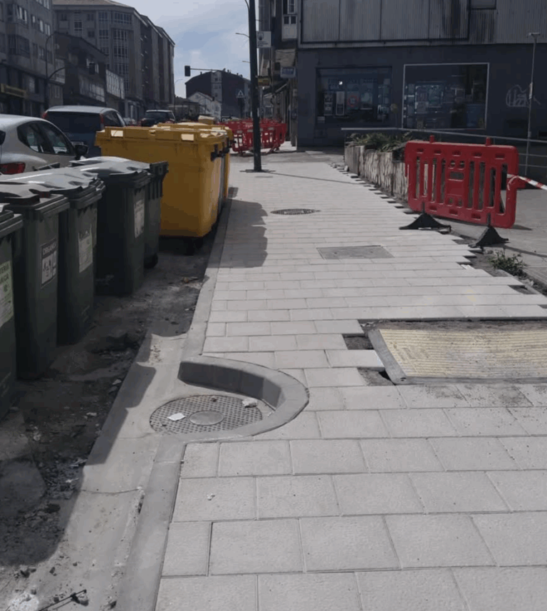 UCIN critica a xestión das obras da Avenida Rosalía de Castro no Milladoiro