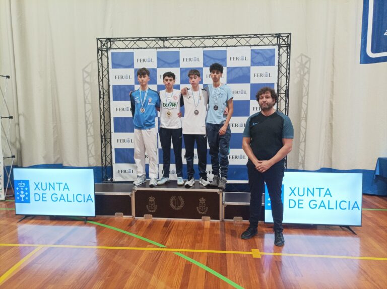 O amesán Raúl Rodríguez logra o bronce no Campionato Galego Cadete de Karate
