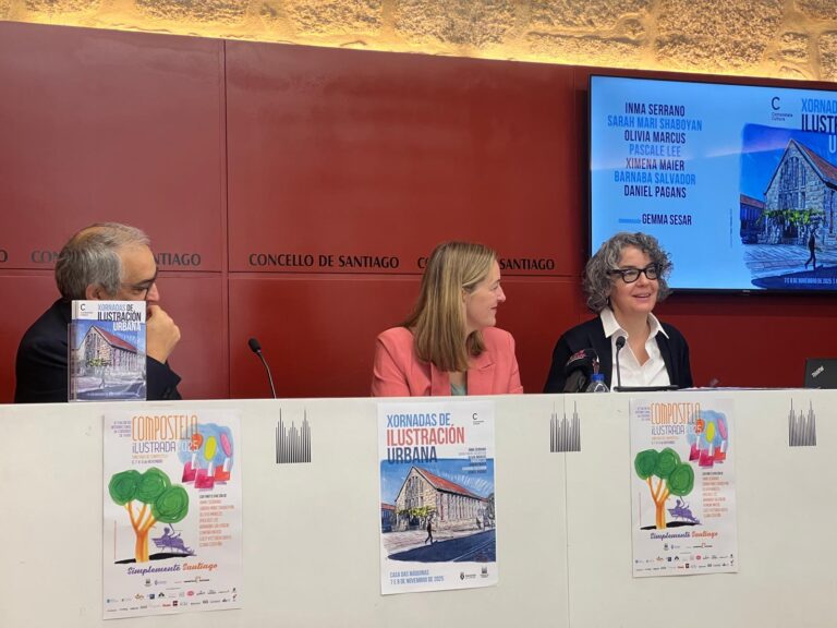 As Xornadas de Ilustración Urbana convidan a redescubrir Compostela a través do debuxo