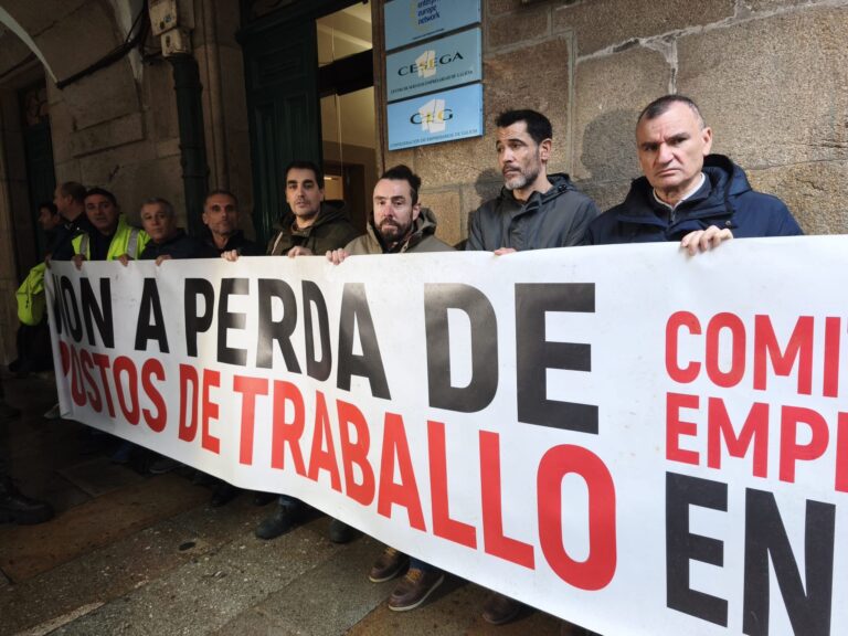 Ence leva o conflito laboral a Santiago cunha nova xornada de folga e mobilizacións o martes