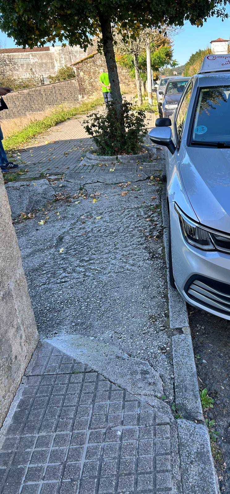 O PP denuncia deficiencias de accesibilidade nas rúas do Romaño e O Avío