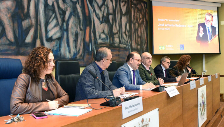 A USC e a Real Academia Galega de Ciencias renden homenaxe a José Antonio Redondo López nun acto ‘in memoriam’