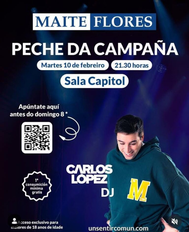 A candidata a reitora da USC Maite Flores anuncia o peche da súa campaña cunha festa na Sala Capitol