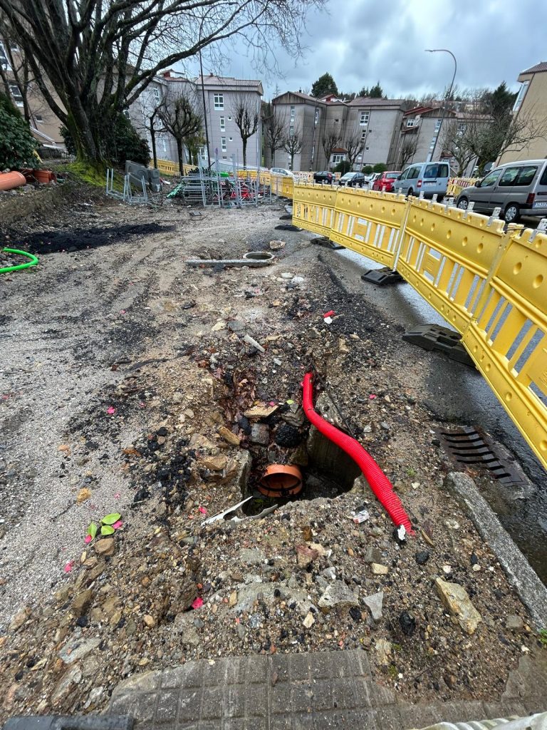 O PP denuncia a paralización das obras da rúa García Lorca e reclama medidas urxentes para garantir a seguridade viaria