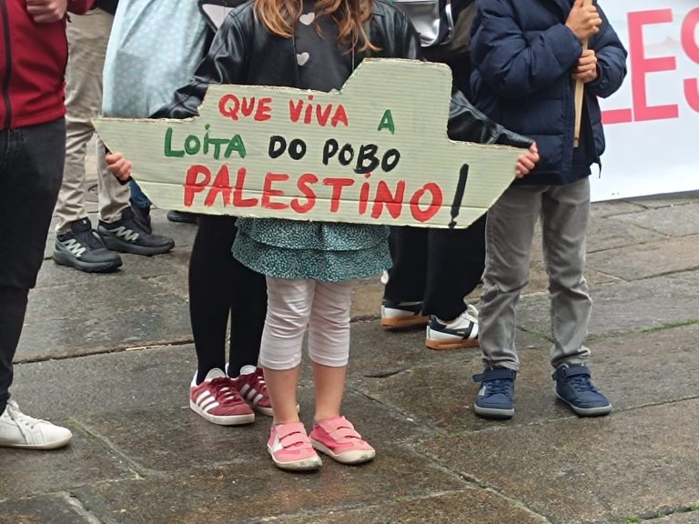 “Temos que seguir denunciando que Palestina continúa ocupada, que Gaza continúa asfixiada”