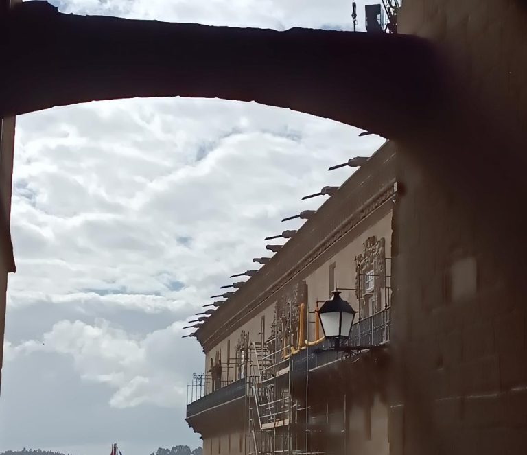 O Concello remite á Xunta a decisión sobre as gárgolas do Hostal dos Reis Católicos