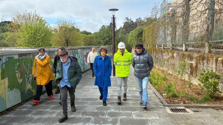 Santiago impulsa en Pontepedriña un sistema pioneiro de xestión da auga pluvial para adaptar a cidade ao cambio climático