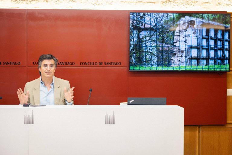 Verea critica a falta de actuación no muro de Bonaval e cuestiona a xestión do goberno local en Santiago