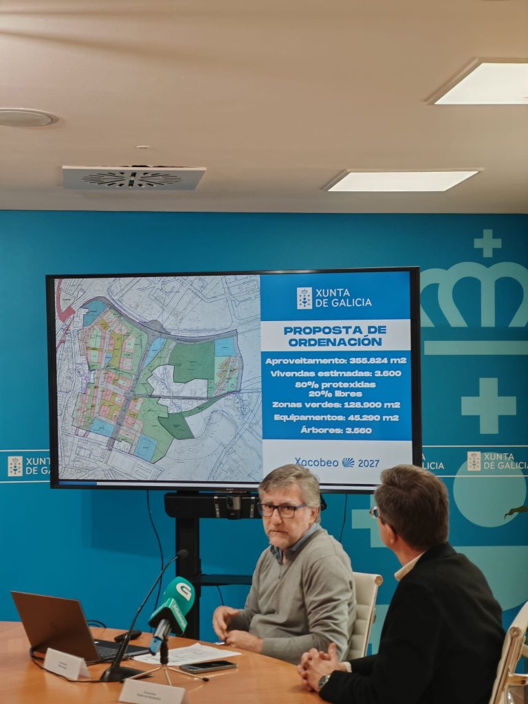 A Xunta prevé investir máis de 50 millóns de euros en Mallou para impulsar un novo barrio en Santiago
