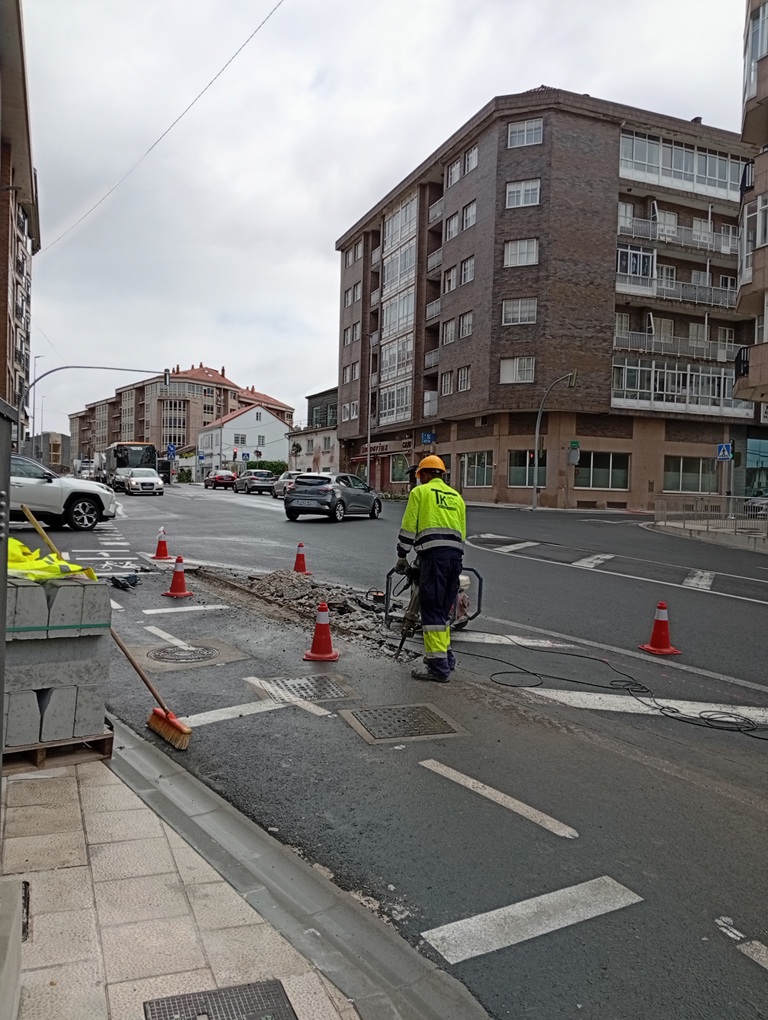 UCIN denuncia deficiencias e esixe explicacións pola humanización da avenida Rosalía de Castro no Milladoiro