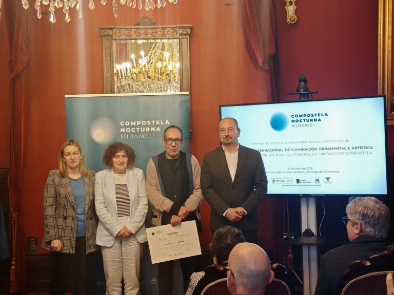 O proxecto ‘Hermes’ gaña o concurso internacional para a nova iluminación da contorna da Catedral de Santiago