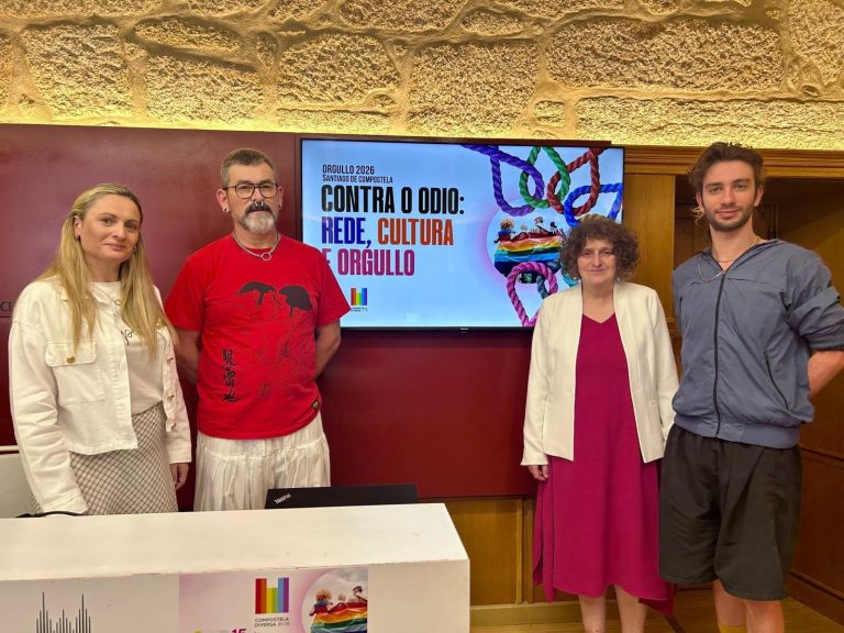 Santiago celebra o Orgullo 2026 baixo o lema ‘Contra o odio: rede, cultura e orgullo’