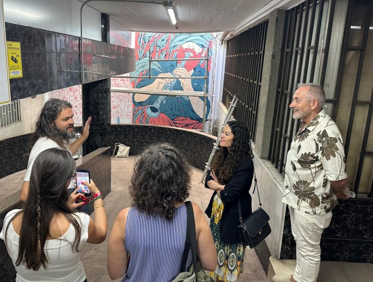 Santiago converterá as galerías entre Rosalía de Castro e a Rúa Nova de Abaixo nunha galería de arte urbana