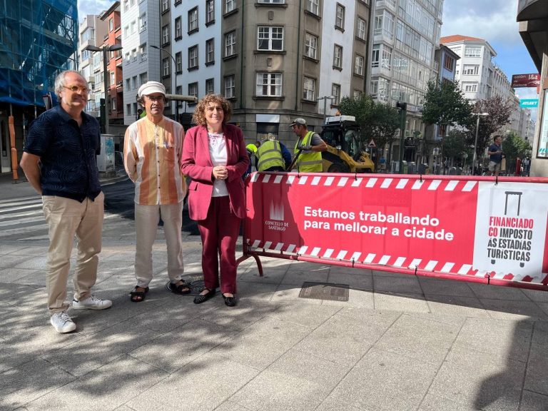 O Concello destina parte da taxa turística a renovar o firme de Doutor Teixeiro e outras dúas rúas