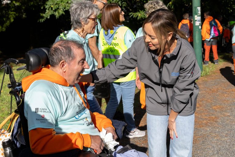 CompostELA chega a Santiago con 70 peregrinos para dar visibilidade á ELA